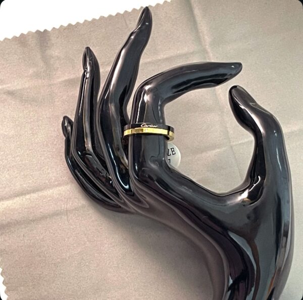 Cartier Gold-Black Ring